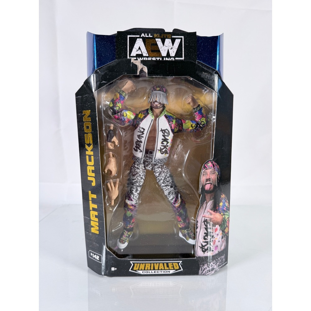 AEW Unrivaled 142 Matt Jackson Walmart Exclusive Young Bucks Action Figure